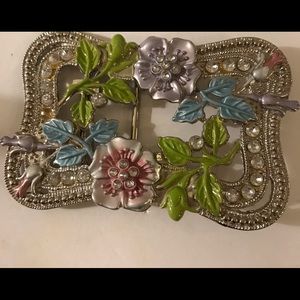 Floral Belt Buckle